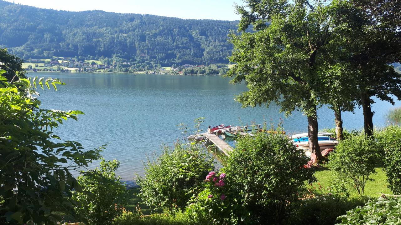 Maren Seeblick Appartement Haus Haensel&Gretel Direkt Am Ossiacher See Mit Hallenbad Stiegl Екстер'єр фото