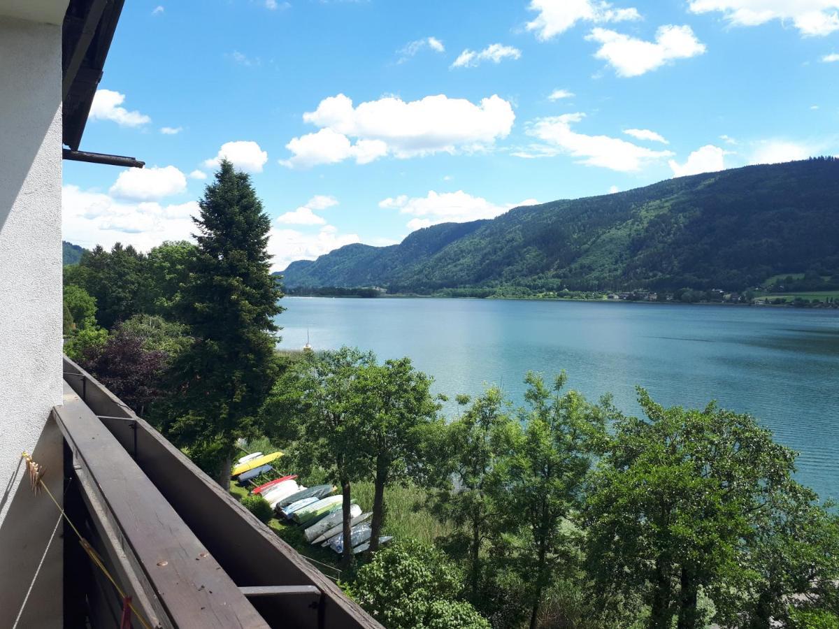 Maren Seeblick Appartement Haus Haensel&Gretel Direkt Am Ossiacher See Mit Hallenbad Stiegl Екстер'єр фото