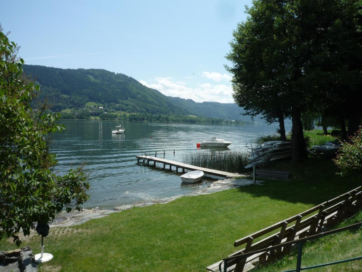 Maren Seeblick Appartement Haus Haensel&Gretel Direkt Am Ossiacher See Mit Hallenbad Stiegl Екстер'єр фото